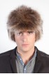 Raccoon fur hat for men